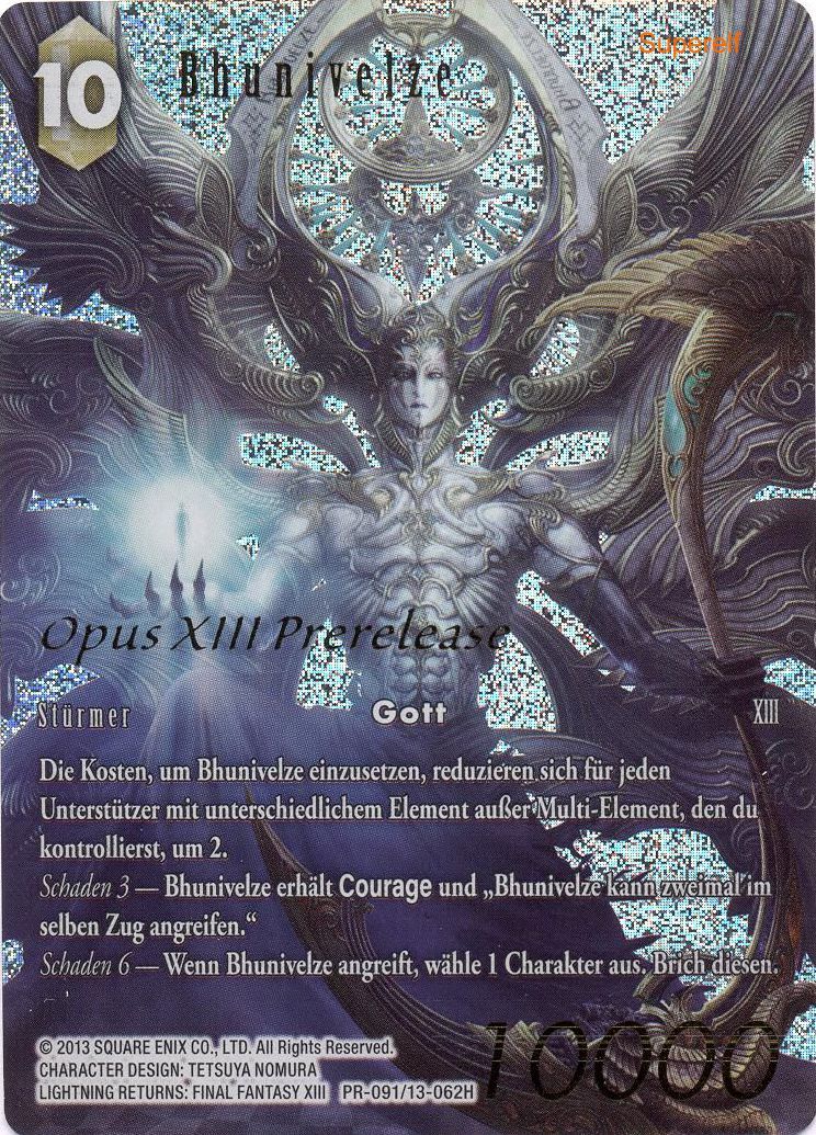 Final Fantasy Opus 13-062 H Bhunivelze Erde