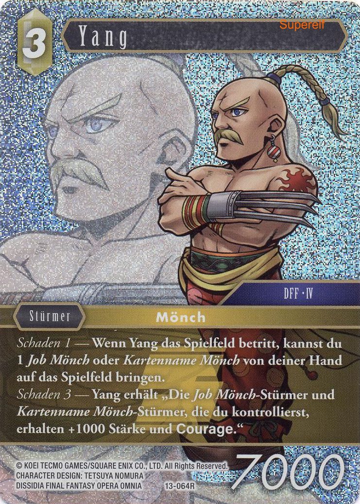 Final Fantasy Opus 13-064 R Yang Erde