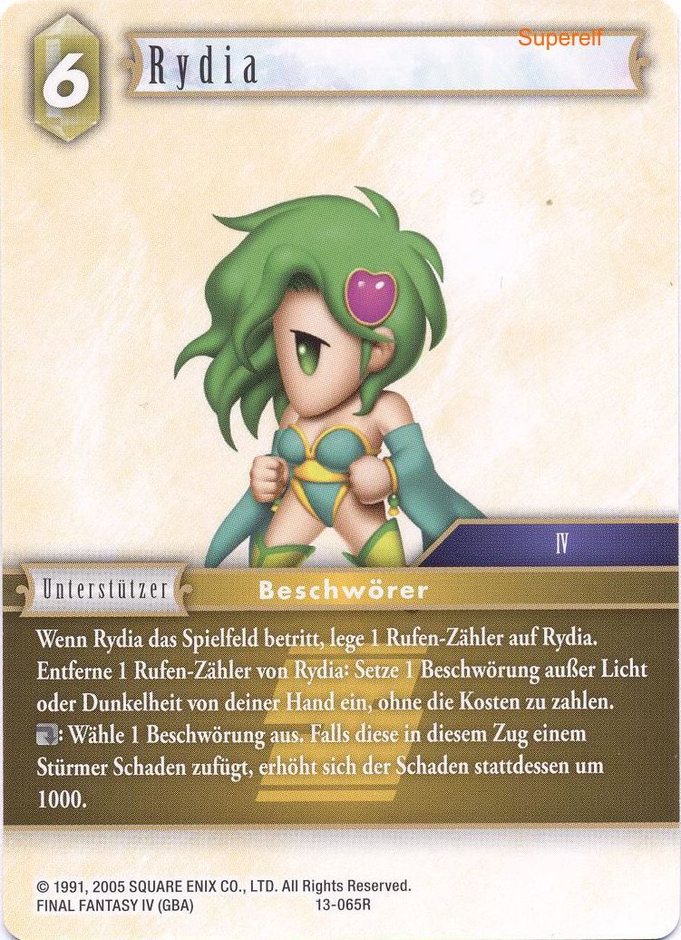 Final Fantasy Opus 13-065 R Rydia Erde