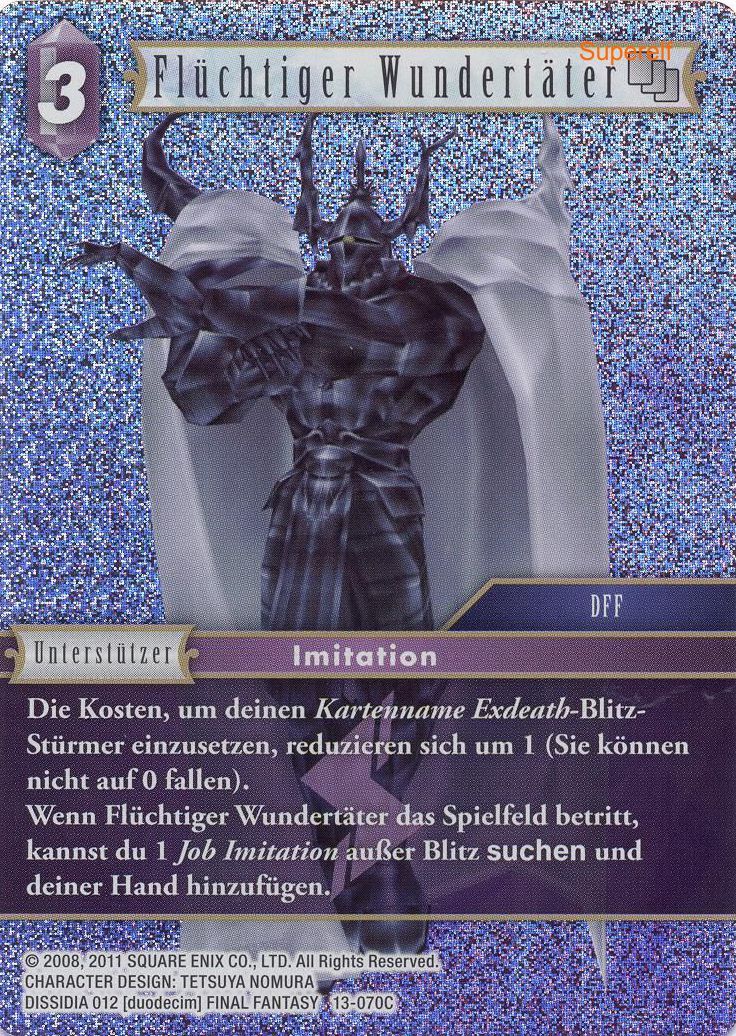 Final Fantasy Opus 13-070 C Flüchtiger Wundertäter Blitz
