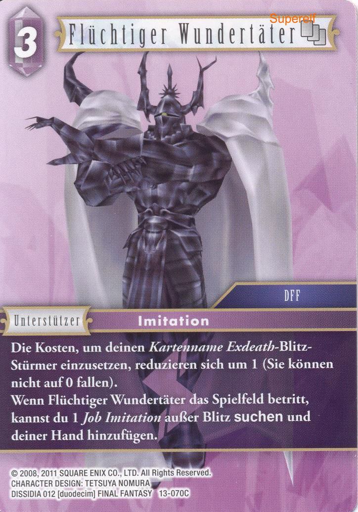 Final Fantasy Opus 13-070 C Flüchtiger Wundertäter Blitz