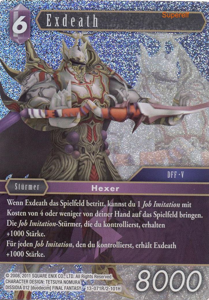 Final Fantasy Opus 13-071 R Exdeath Blitz