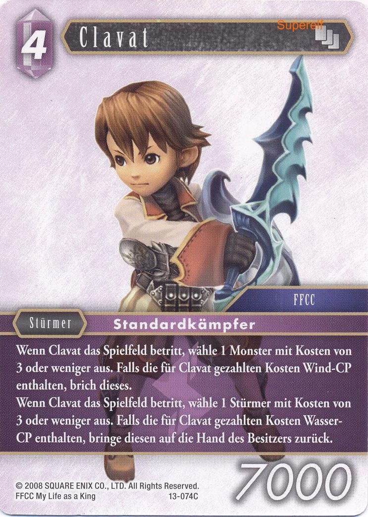 Final Fantasy Opus 13-074 C Clavat Blitz