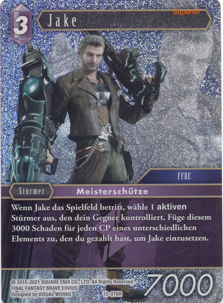 Final Fantasy Opus 13-076 R Jake Blitz
