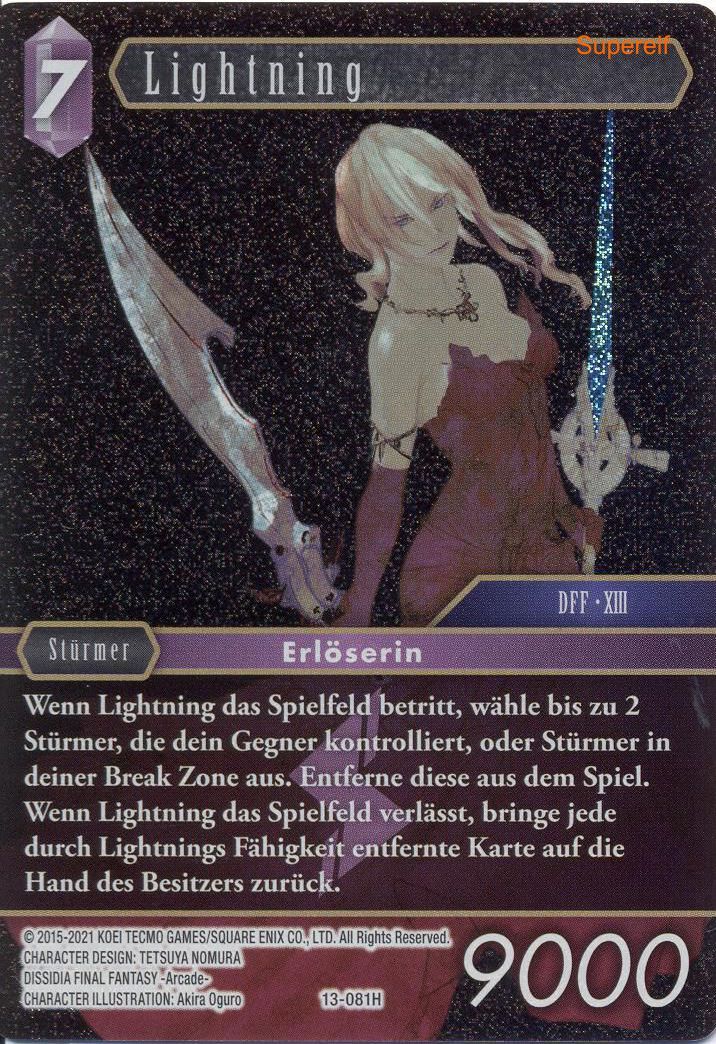 Final Fantasy Opus 13-081 H Lightning Blitz
