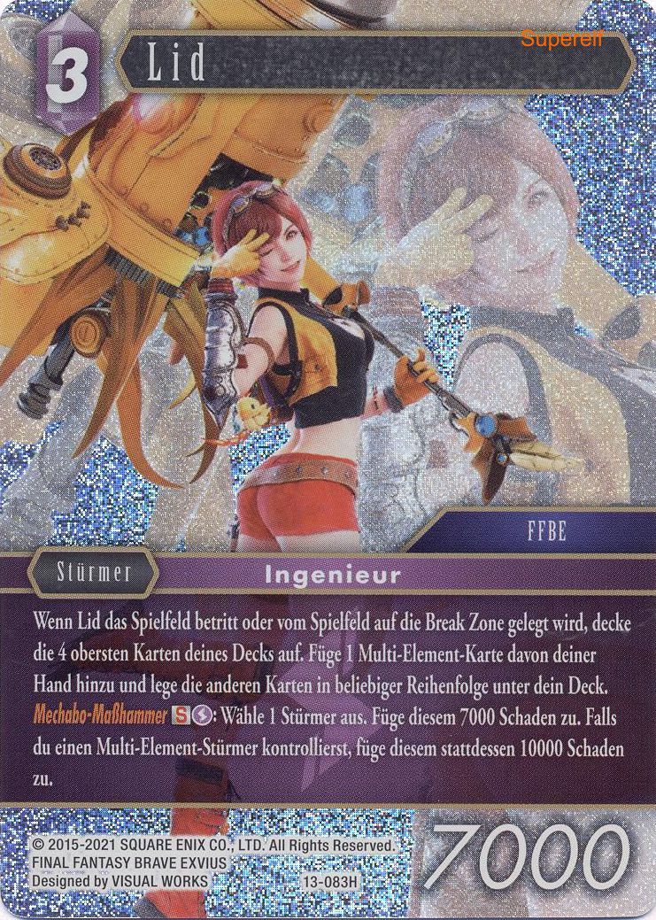 Final Fantasy Opus 13-083 H Lid Blitz