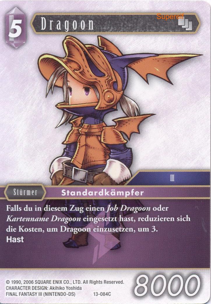 Final Fantasy Opus 13-084 C Dragoon Blitz