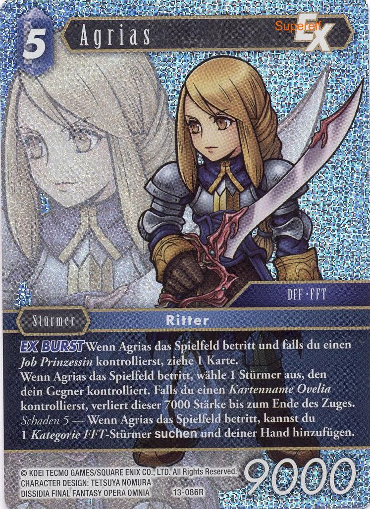 Final Fantasy Opus 13-086 R Agrias Wasser