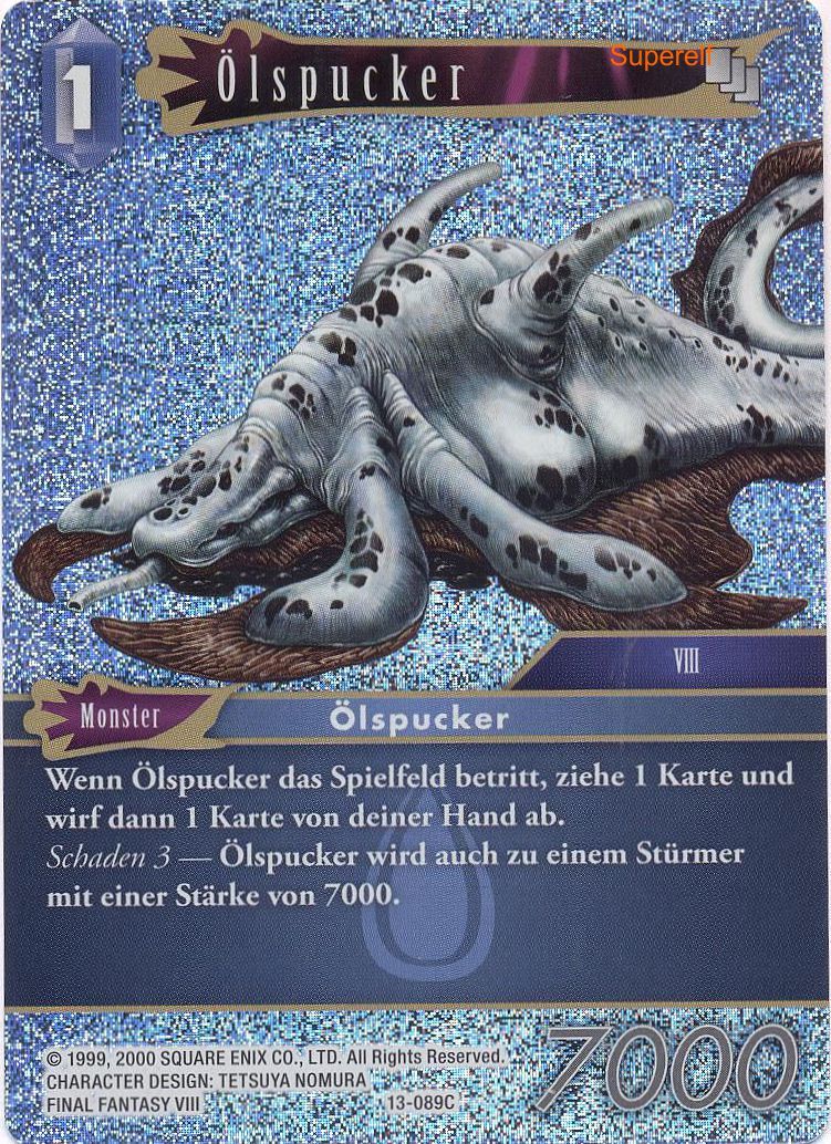 Final Fantasy Opus 13-089 C Ölspucker Wasser