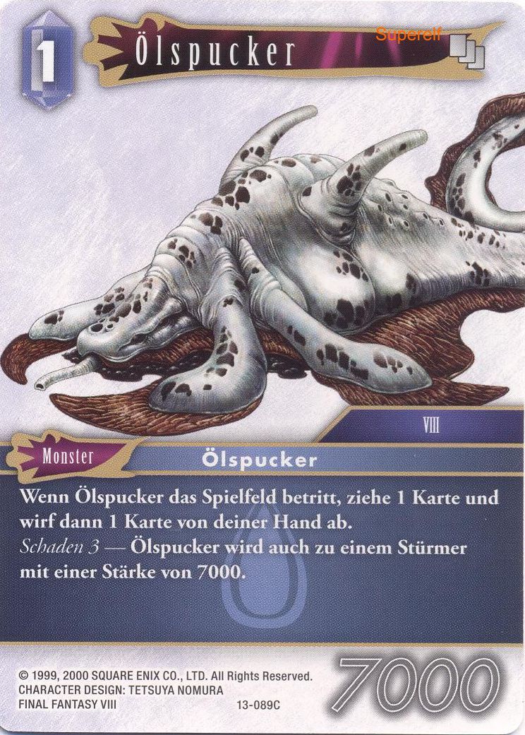 Final Fantasy Opus 13-089 C Ölspucker Wasser