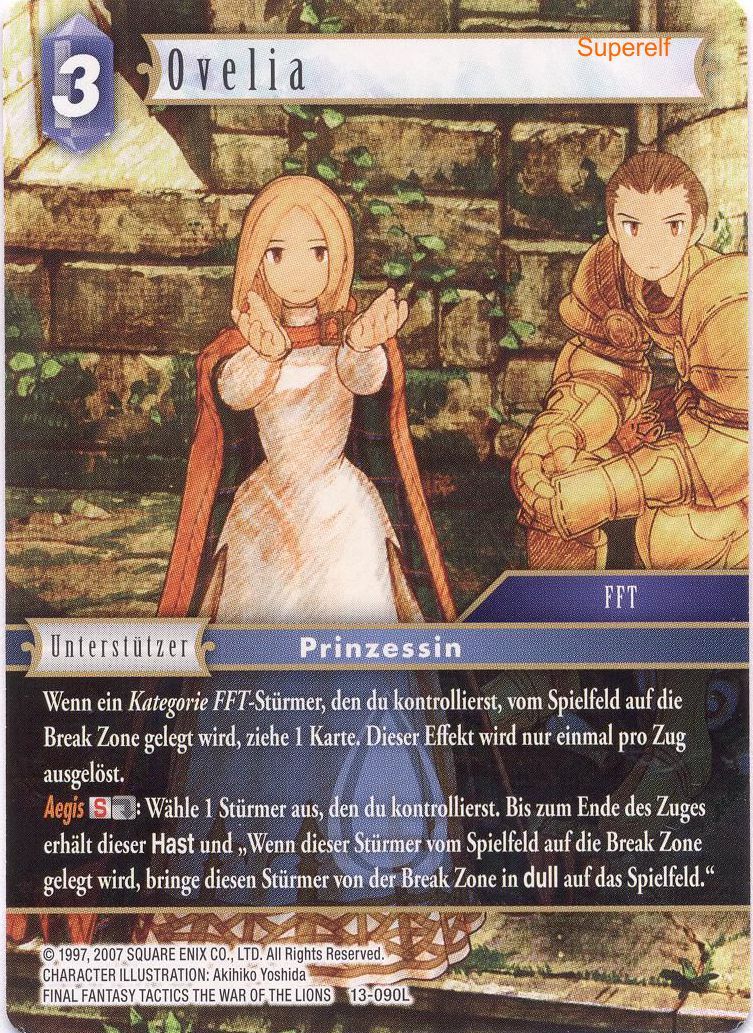 Final Fantasy Opus 13-090 L Ovelia Wasser