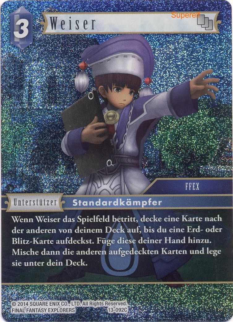 Final Fantasy Opus 13-092 C Weiser Wasser