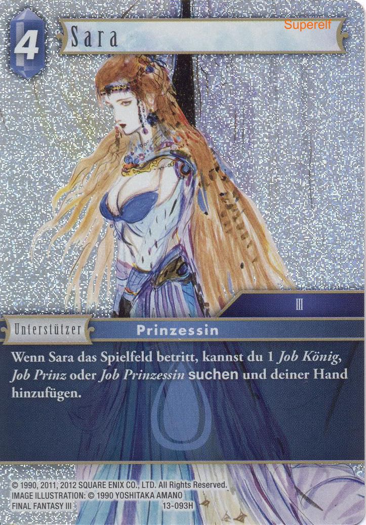 Final Fantasy Opus 13-093 H Sara Wasser