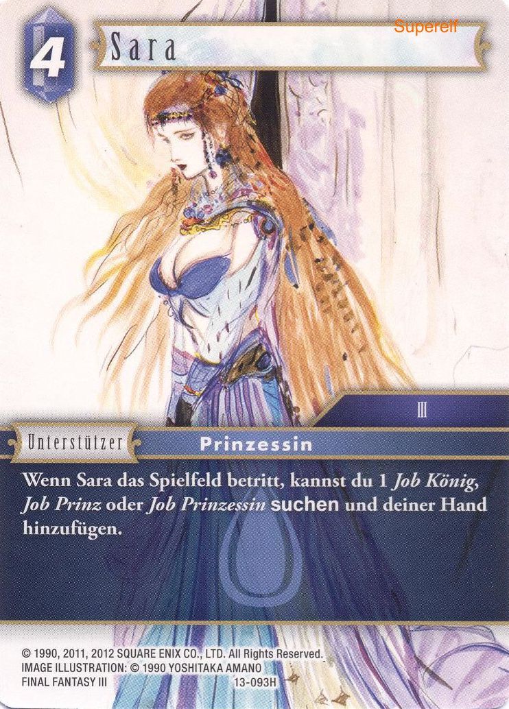 Final Fantasy Opus 13-093 H Sara Wasser
