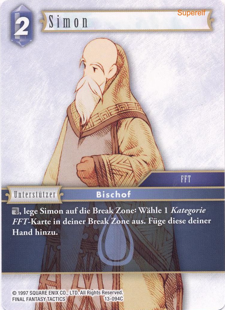 Final Fantasy Opus 13-094 C Simon Wasser