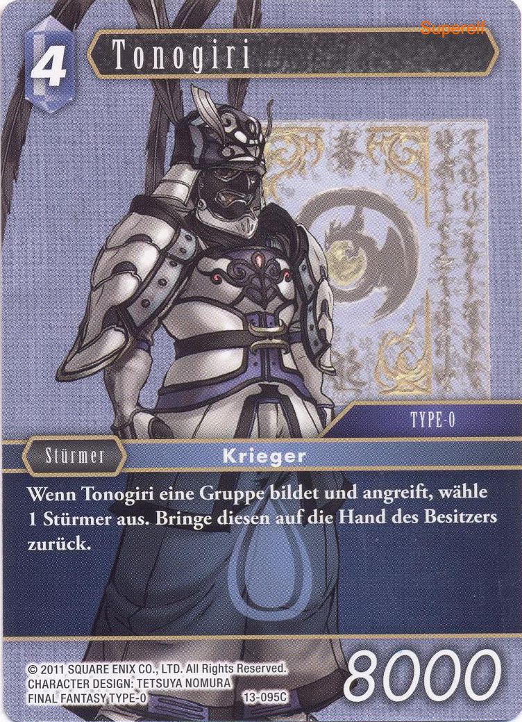 Final Fantasy Opus 13-095 C Tonogiri Wasser