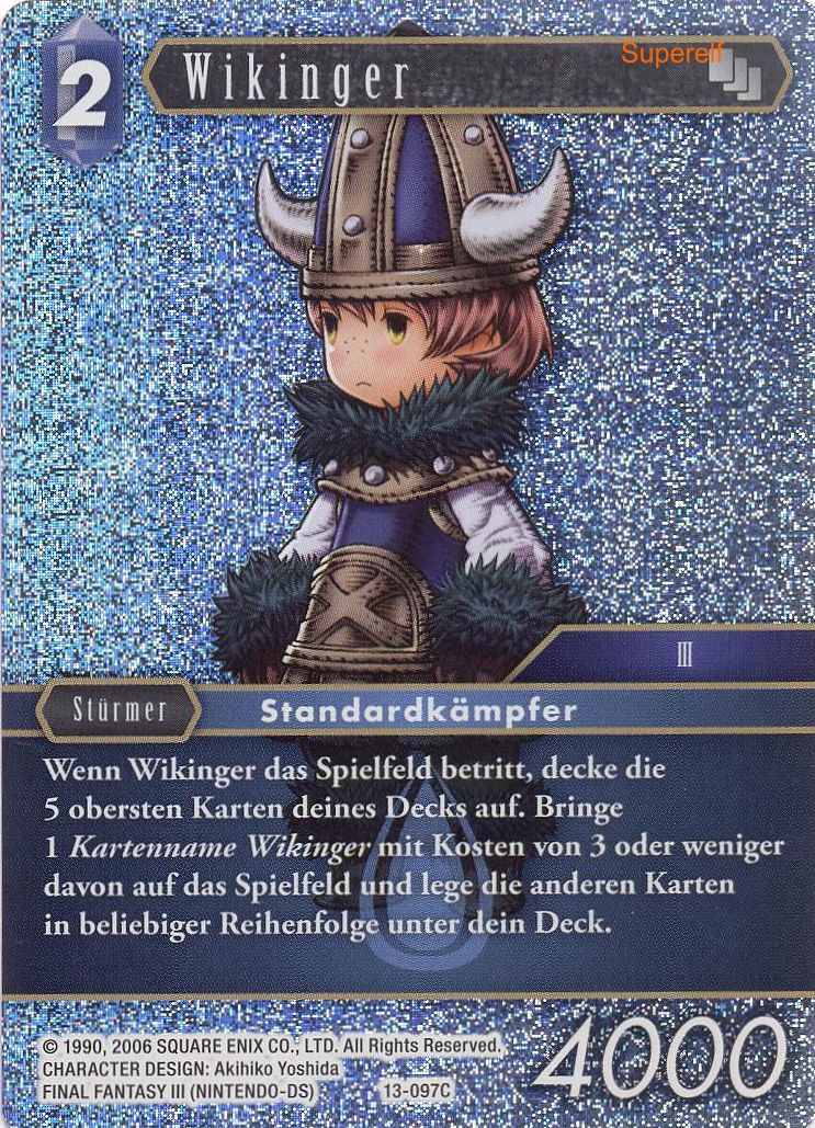 Final Fantasy Opus 13-097 C Wikinger Wasser