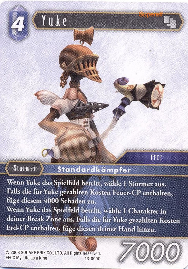 Final Fantasy Opus 13-099 C Yuke Wasser