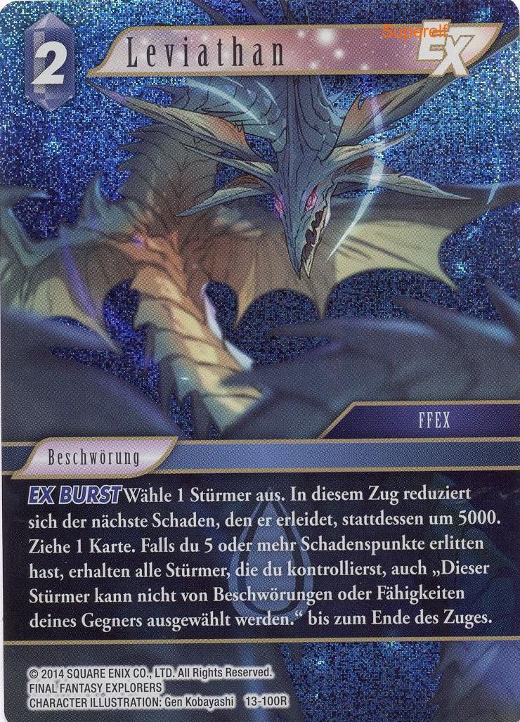 Final Fantasy Opus 13-100 R Leviathan Wasser