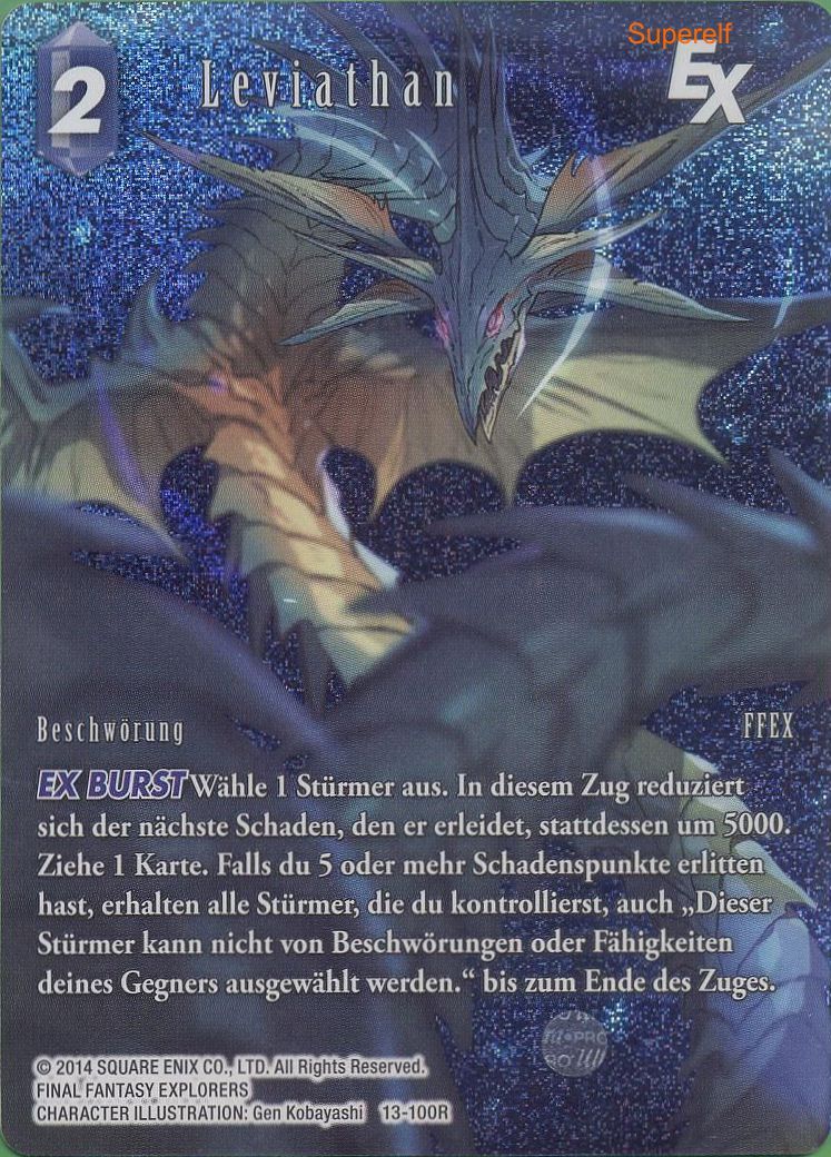 Final Fantasy Opus 13-100 R Leviathan Wasser