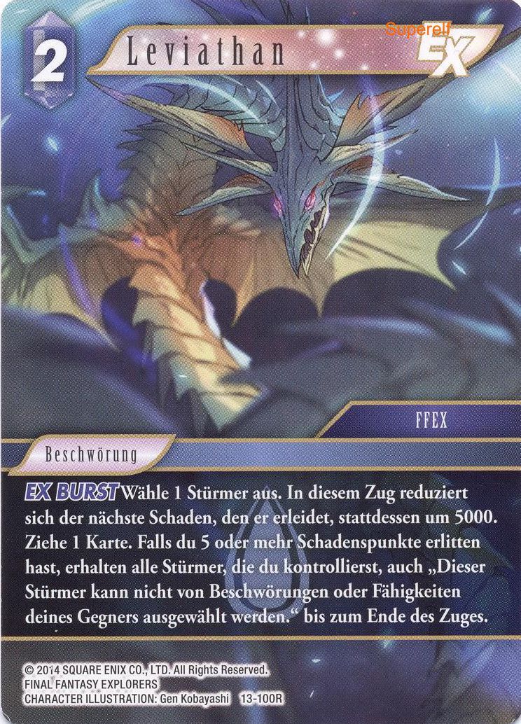 Final Fantasy Opus 13-100 R Leviathan Wasser