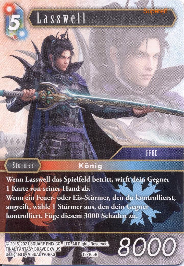 Final Fantasy Opus 13-105 R Lasswell Feuer/Eis
