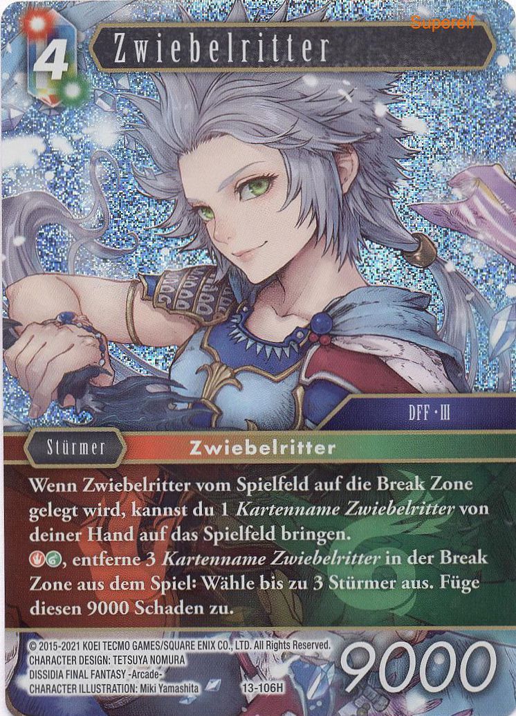 Final Fantasy Opus 13-106 H Zwiebelritter Feuer/Wind