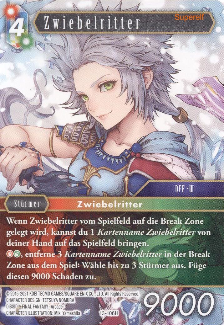 Final Fantasy Opus 13-106 H Zwiebelritter Feuer/Wind