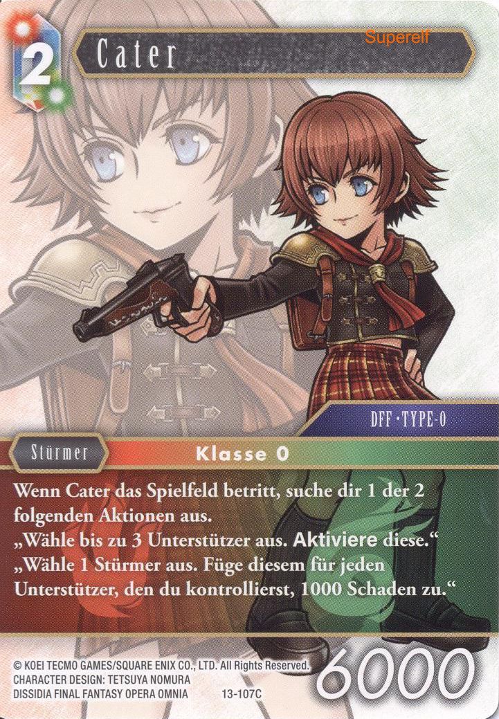 Final Fantasy Opus 13-107 C Cater Feuer/Wind