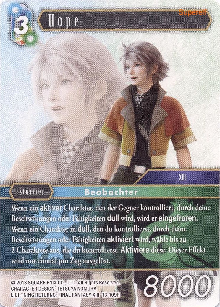 Final Fantasy Opus 13-109 R Hope Eis/Wind