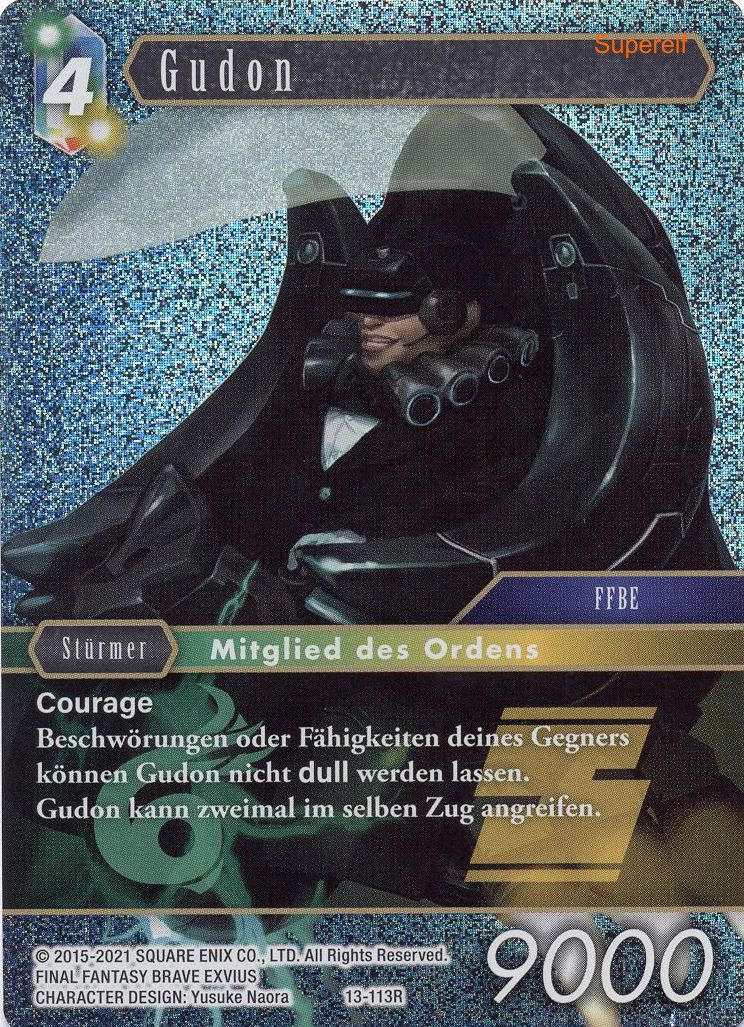 Final Fantasy Opus 13-113 R Gudon Wind/Erde