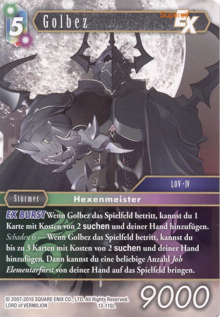 Final Fantasy Opus 13-115 L Golbez Wind/Blitz