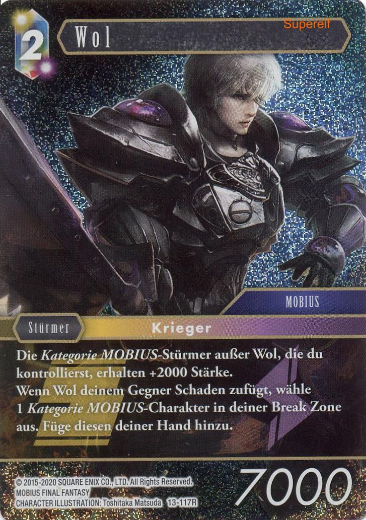 Final Fantasy Opus 13-117 R Wol Erde/Blitz