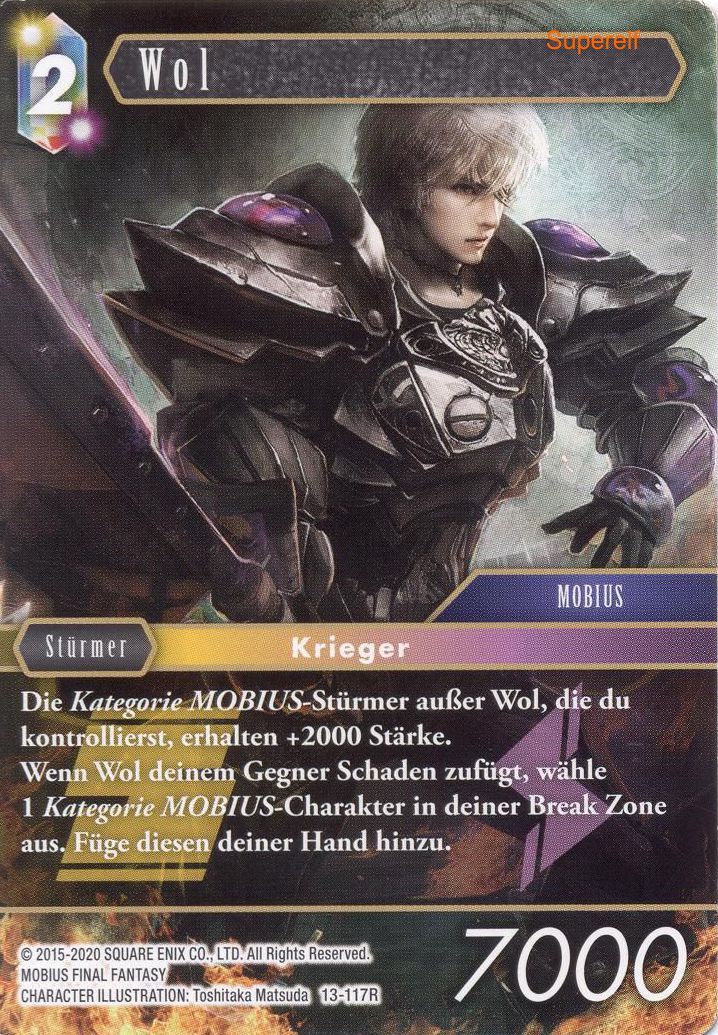 Final Fantasy Opus 13-117 R Wol Erde/Blitz