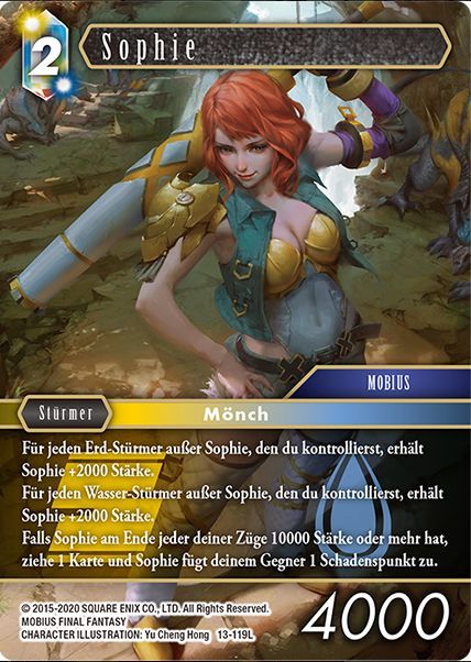 Final Fantasy Opus 13-119 L Sophie Erde/Wasser