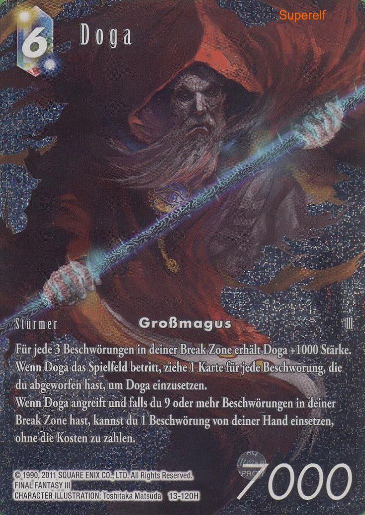 Final Fantasy Opus 13-120 H Doga Erde/Wasser