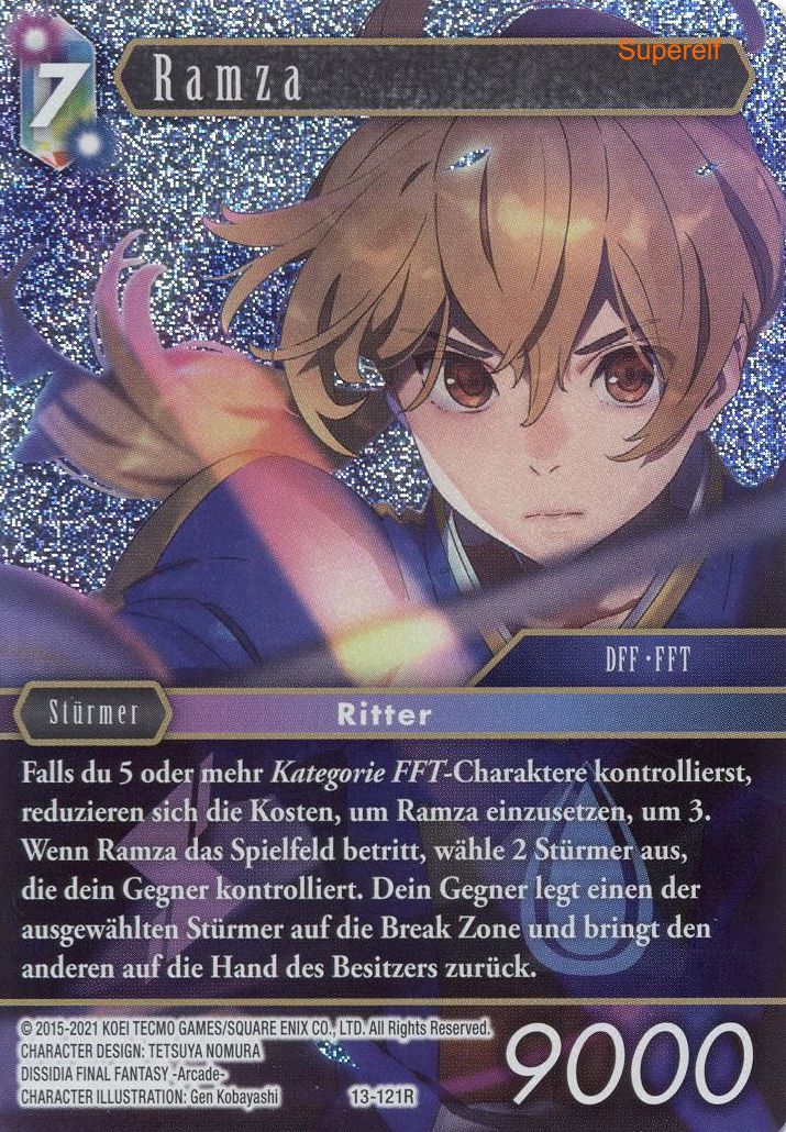 Final Fantasy Opus 13-121 R Ramza Blitz/Wasser