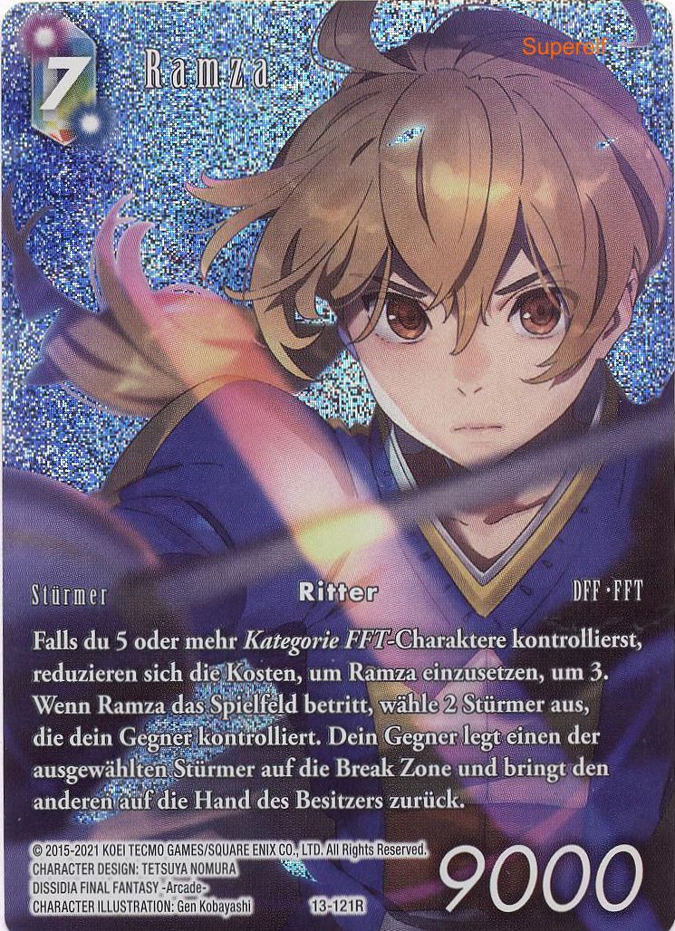 Final Fantasy Opus 13-121 R Ramza Blitz/Wasser