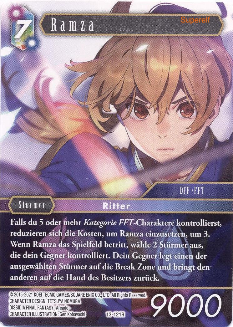 Final Fantasy Opus 13-121 R Ramza Blitz/Wasser