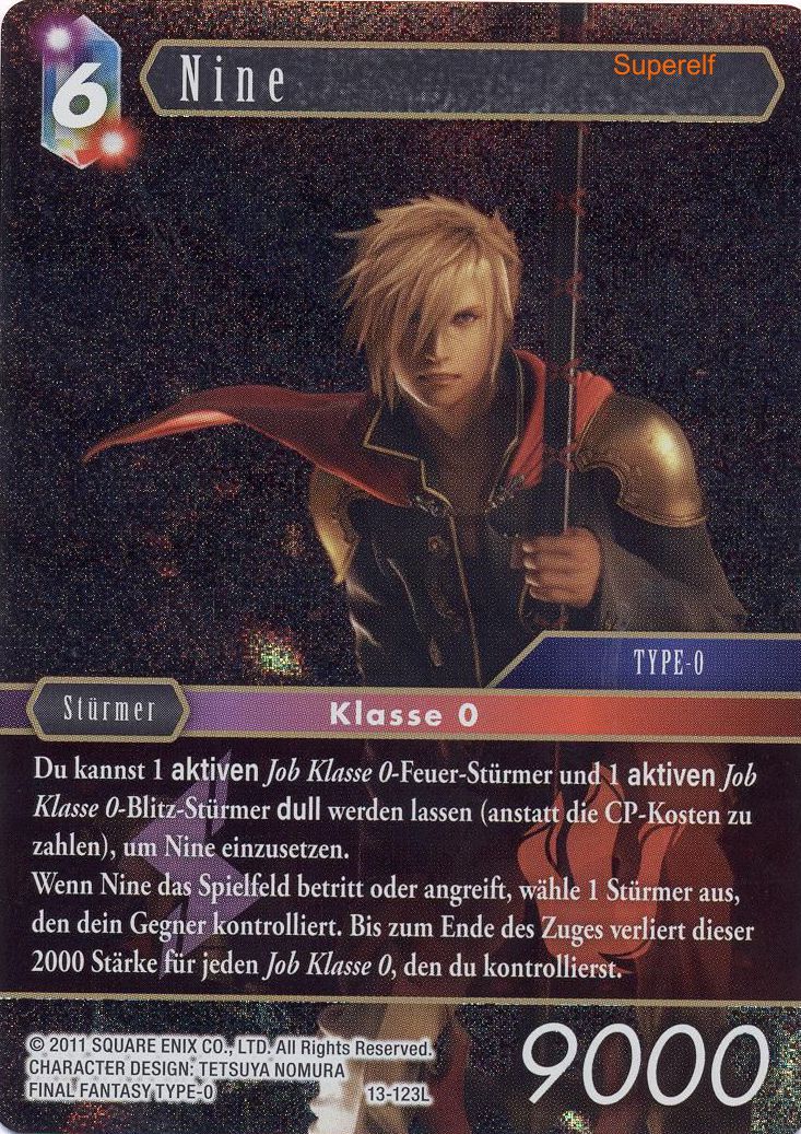 Final Fantasy Opus 13-123 L Nine Blitz/Feuer