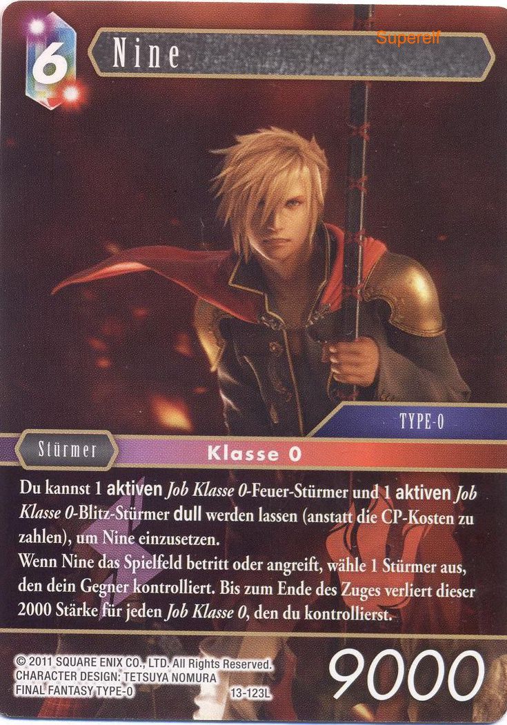 Final Fantasy Opus 13-123 L Nine Blitz/Feuer