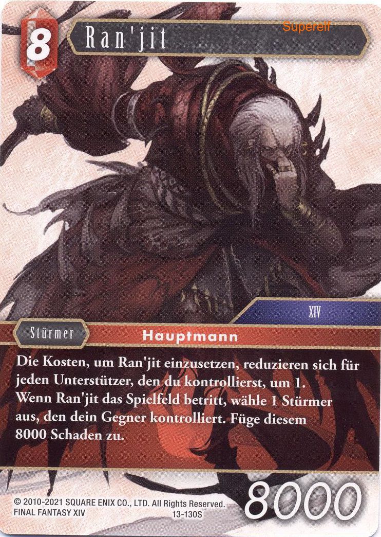 Final Fantasy Opus 13-130 S Ran`jit Feuer