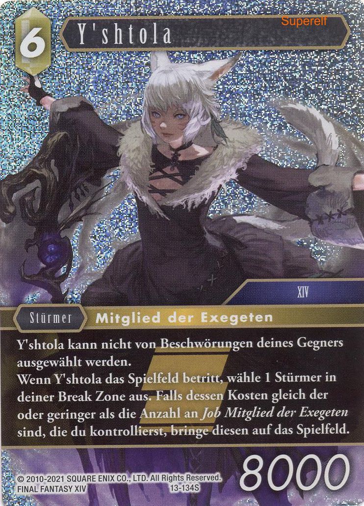Final Fantasy Opus 13-134 S Y`shtola Erde