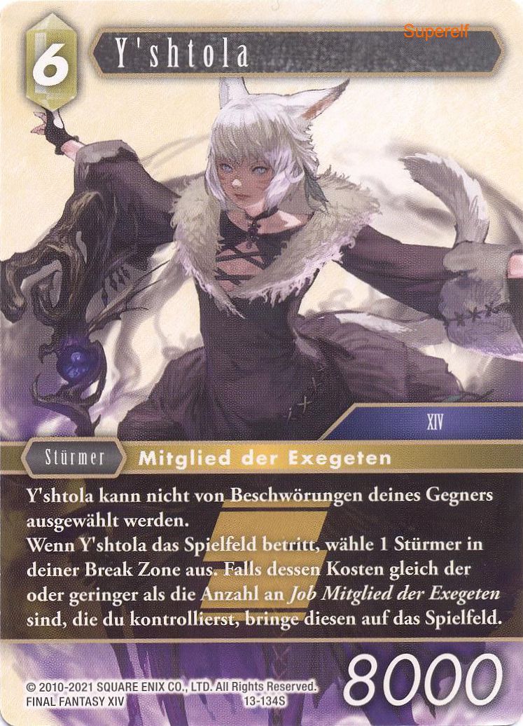Final Fantasy Opus 13-134 S Y`shtola Erde