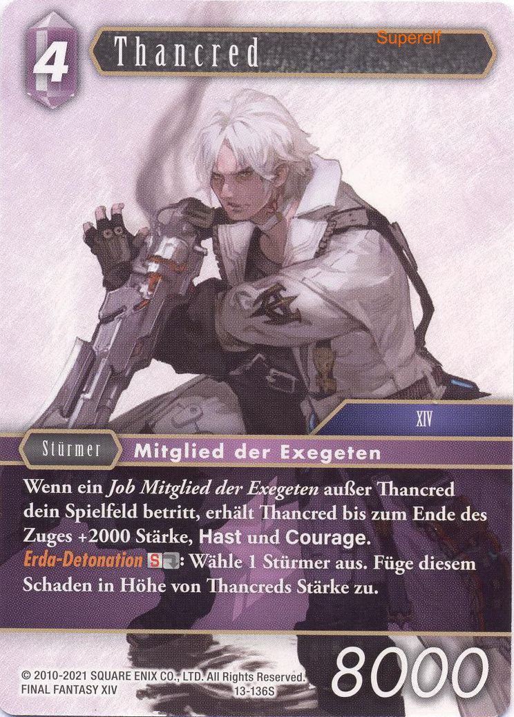 Final Fantasy Opus 13-136 S Thancred Blitz