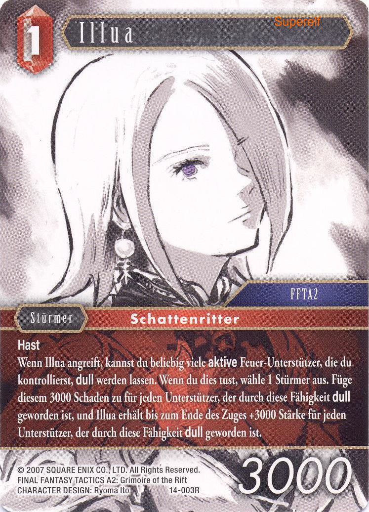 Final Fantasy Opus 14-003 R Illua Feuer