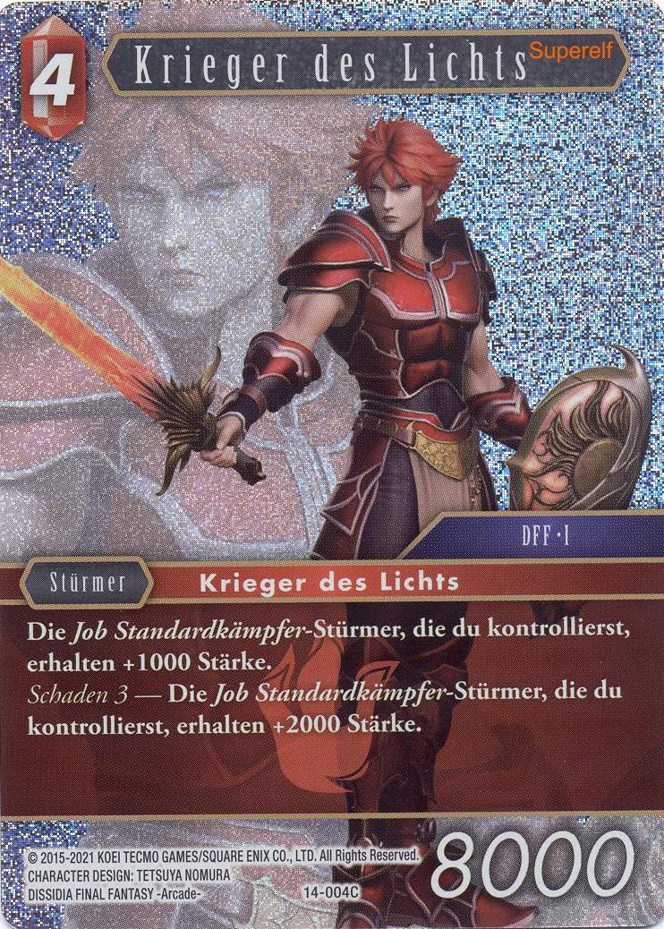 Final Fantasy Opus 14-004 C Krieger des Lichts Feuer