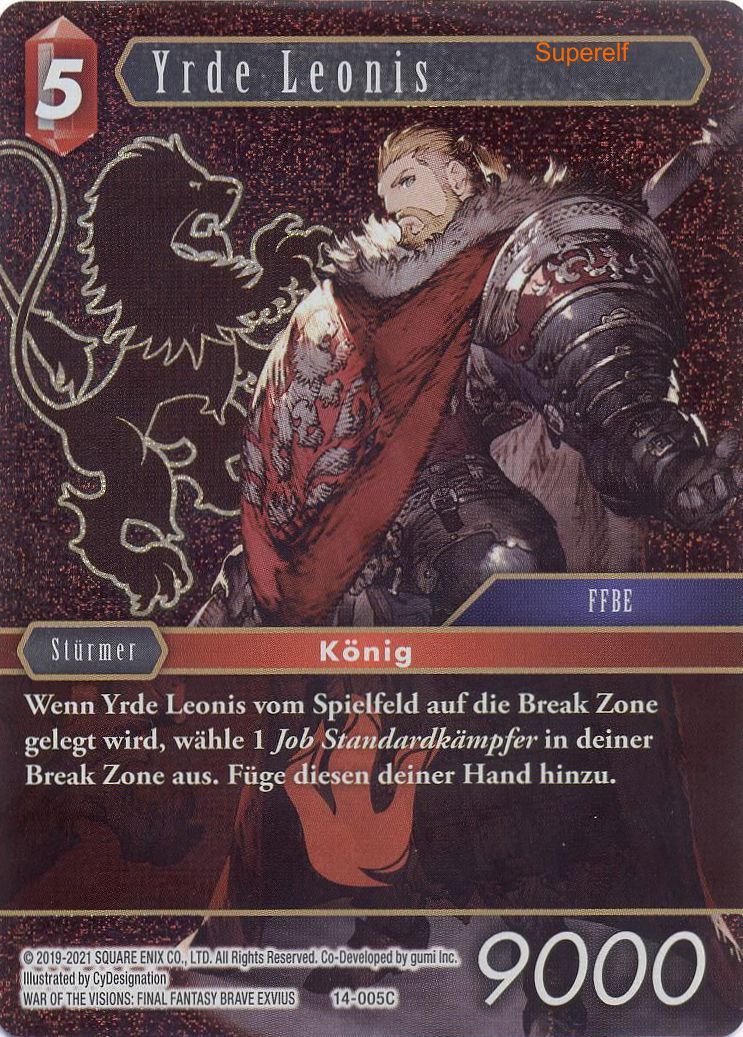 Final Fantasy Opus 14-005 C Yrde Leonis Feuer