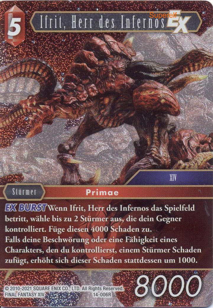 Final Fantasy Opus 14-006 R Ifrit, Herr des Infernos Feuer