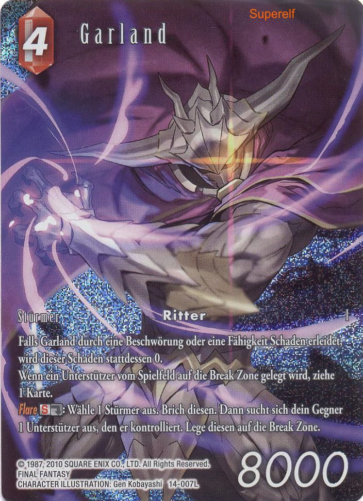 Final Fantasy Opus 14-007 L Garland Feuer